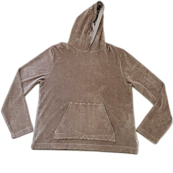 04651/ A Trip in a Bag NWT Mens Sz XL Taupe Sweatshirt Hoodie Pocket RETAIL 229
